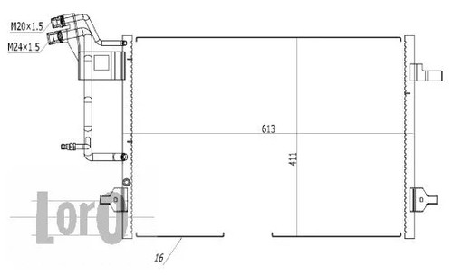 Condenser air conditioning - condenser,