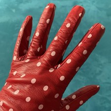 Vintage Gloves Polka Dot