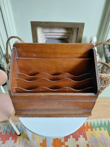 Antique desktop letter rack - desktop,