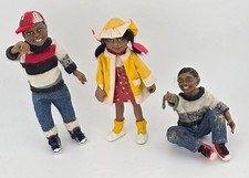 Group Black Children Retro