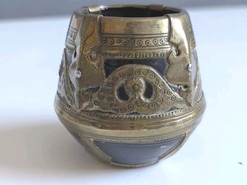 Antique brass and horn gaucho - antique,