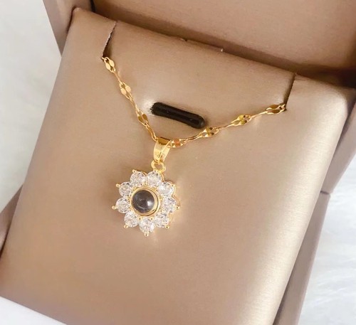Sunflower titanium steel gold - titanium,