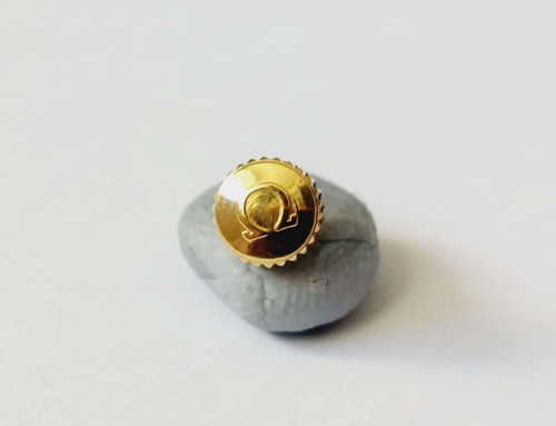 Omega yellow gold - gold, plated