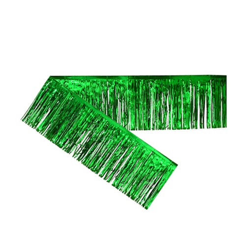 Foil tinsel fringe bunting - foil,