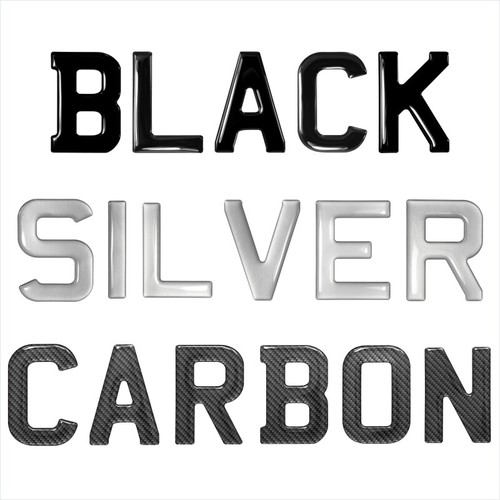 Black silver carbon gel - silver,