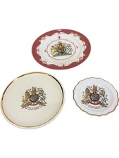 Royal Stafford Commemorative Jubilee Plates Gold Rimmed Collectable