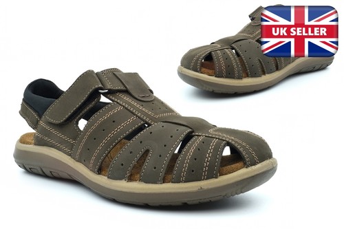 Roamers mens leather sandals - mens,