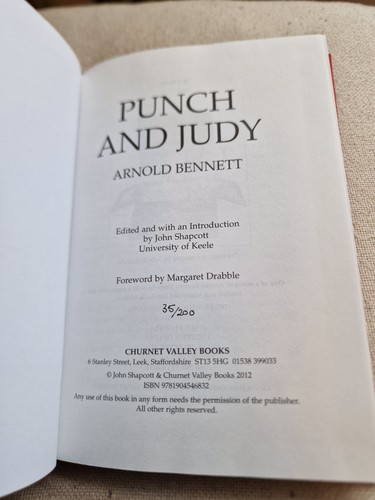 Rare limited 200 punch and - #35/200,