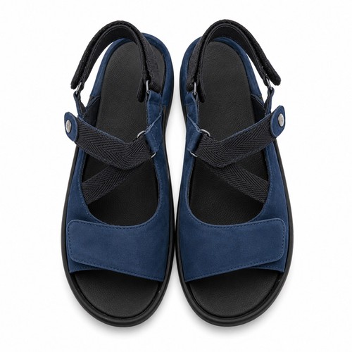 Comfort walking blue nubuck - walking,