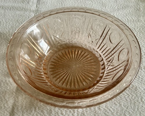 Vintage rose pink glass - pink,