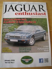 JAGUAR ENTHUSIAST MAGAZINE JAN