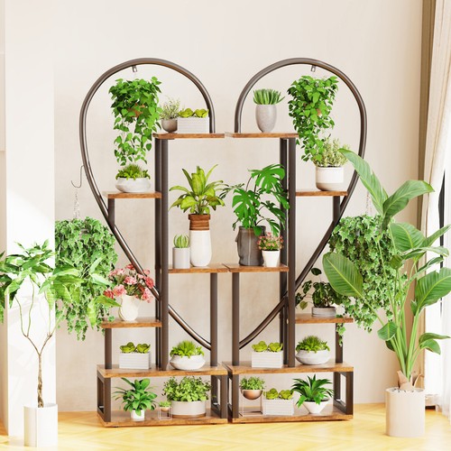 2pcs metal plant stand - metal, tier