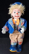 Musical Porcelain Clown Doll with Movement  - #1008