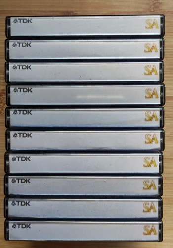 Audio cassettes x tdk - cassettes;, 10