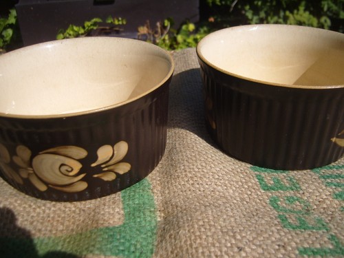 Pair vintage denby - of, x