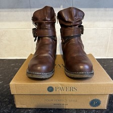 Tan Pavers Fleece Lined Water Resistant Ladies Boots UK 4 EUR 37