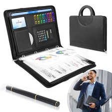 A4 Zipped Conference Folder PU