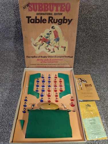 Vintage subbuteo table rugby - subbuteo,