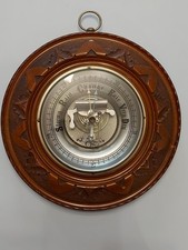 Beautiful Vintage/Antique Carved Wood Barometer / Collectible / Decorative