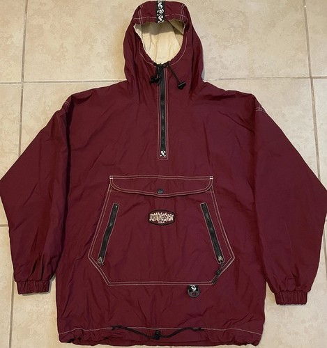 Vtg 90s burning snow jacket - burning,