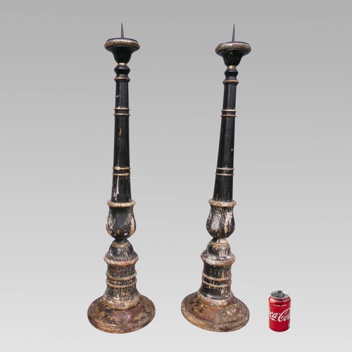 Antique 19th black lacquer - 19th, &