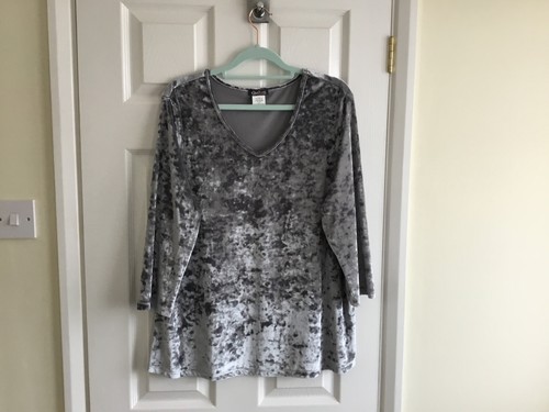 Kim velvet top size - co,