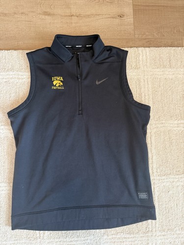 Iowa football nike golf vest - football,