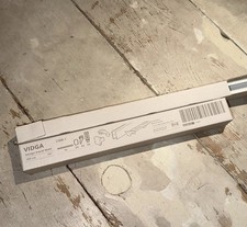 IKEA VIDGA White Single Curtain Rail Track  140cm 2306-1