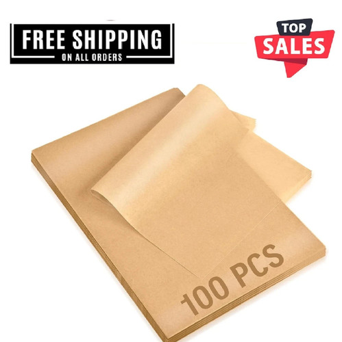 100pcs parchment paper - parchment, sheets