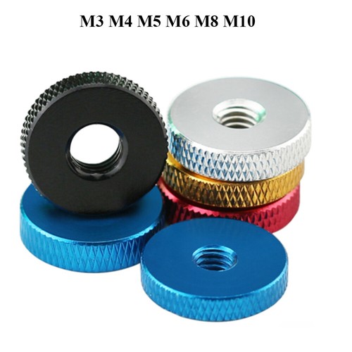 M10 knurled thumb thin nuts - m3-m10,