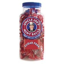 Uncle Joe's Mint Balls Sugar Free Large Jar