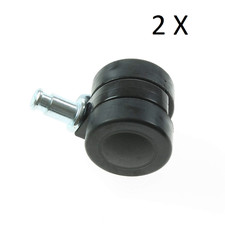 2 X Genuine NUMATIC Henry Hoover Vacuum HVR200A NRV200 40mm CASTOR WHEEL 204000