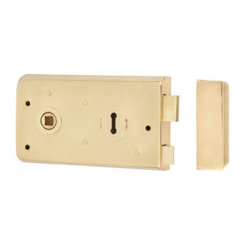Steel rim sash lock - rim,