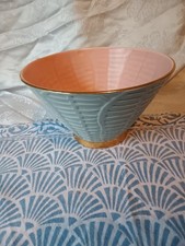 Vintage Antique Crown Devon Bowl / Planter Colourful, Art Deco