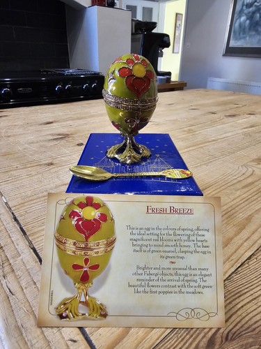 Atlas egg trinket box with