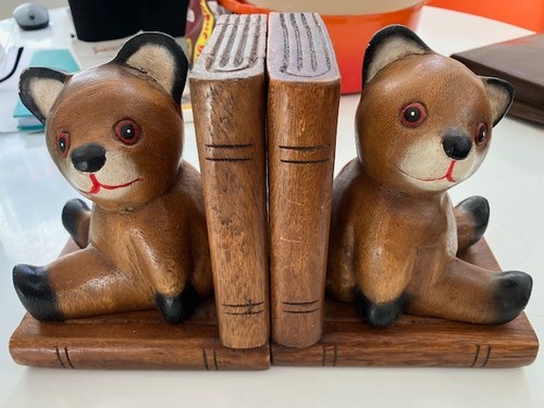 Vintage hand carved wooden - vintage, hand-carved