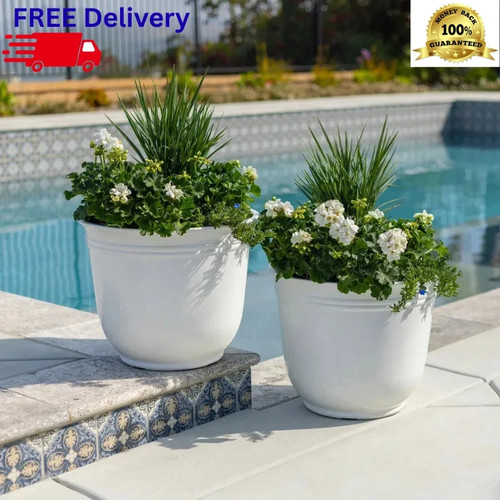 Pack resin planters - 2-pack,