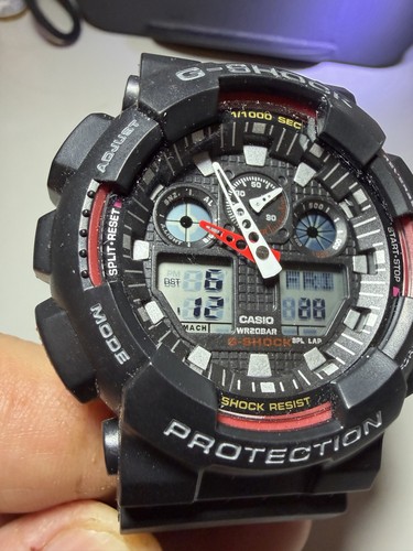 Casio gents shock black - g-shock,