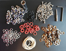 MIXED NUTS BOLTS WASHERS SCREWS , O - RING SILICONE RUBBER six lobe pin 4,2 x 13