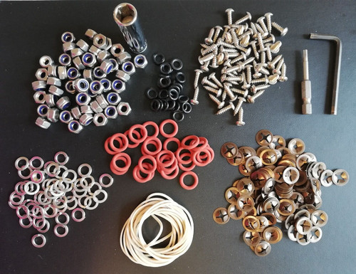 Mixed nuts bolts washers - mixed,
