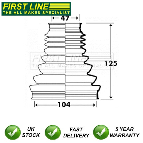 Joint boot set - joint, inner