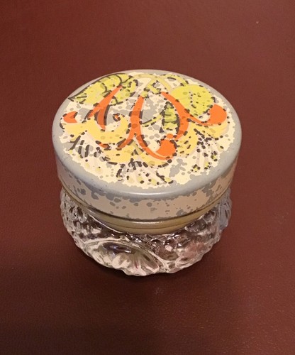 Avon collectible glass jar - avon,