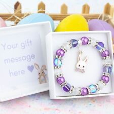 Purple Bunny Rabbit Bracelet