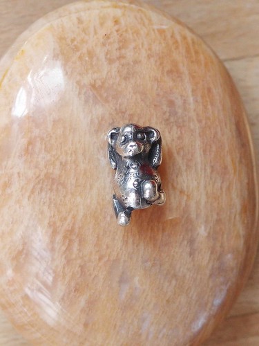 Trollbeads cute teddy silver - cute,