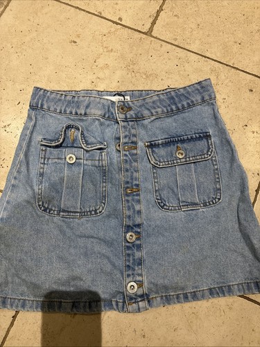 Zara kids denim buttoned - zara,