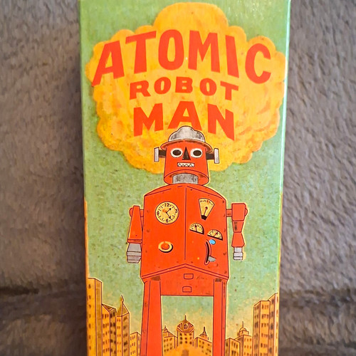 Atomic robot man vintage - man,