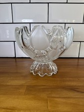 Vintage Crystal Glass Pedestal