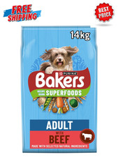 Bakers Complete Beef & Veg Adult Dog Food 14kg Pack