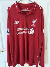 Liverpool FC 2018/2019 Home Shirt Long Sleeve Size L