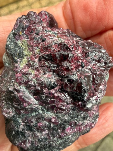 Garnet crystal raw rough - garnet,